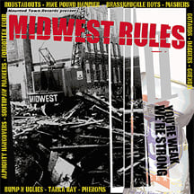Image of v/a MIDWEST RULES You're Weak-We're Strong CD