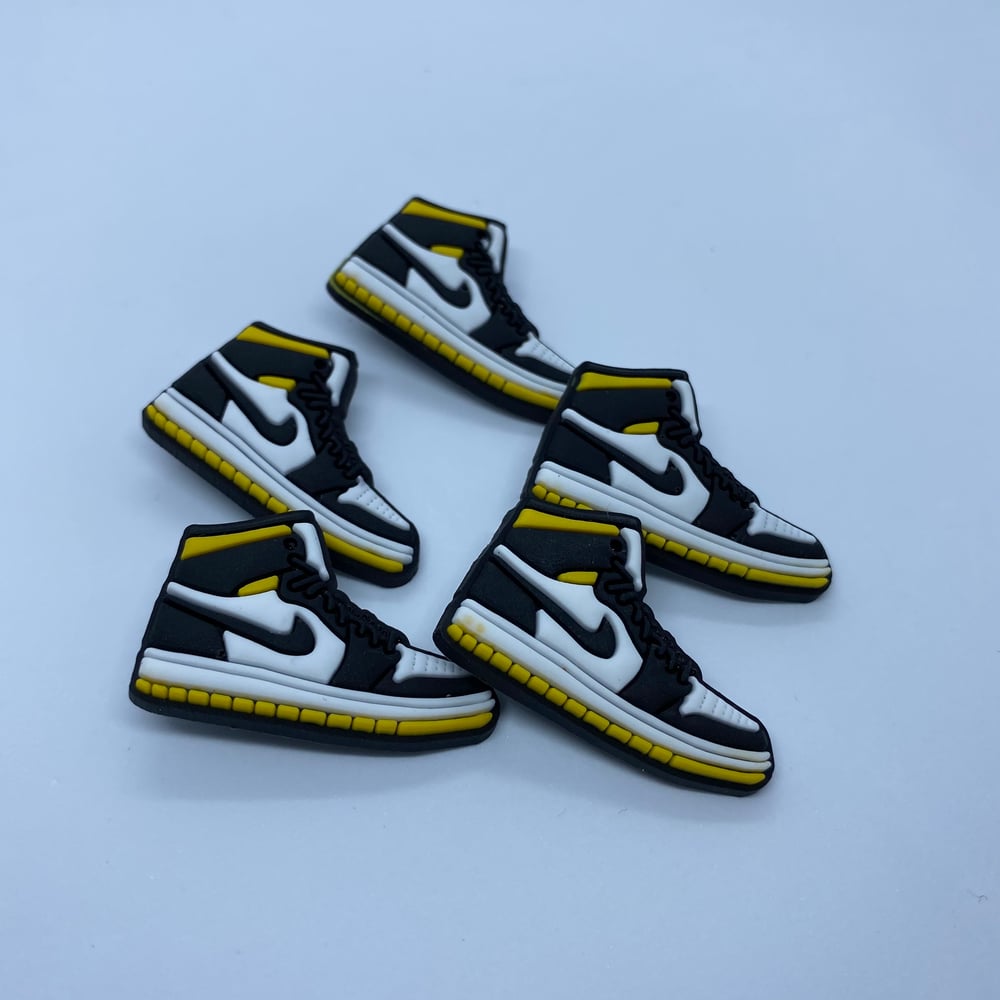 Image of Yellow and Black Shoe Charm