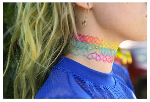 Image of 90'S Rainbow Choker