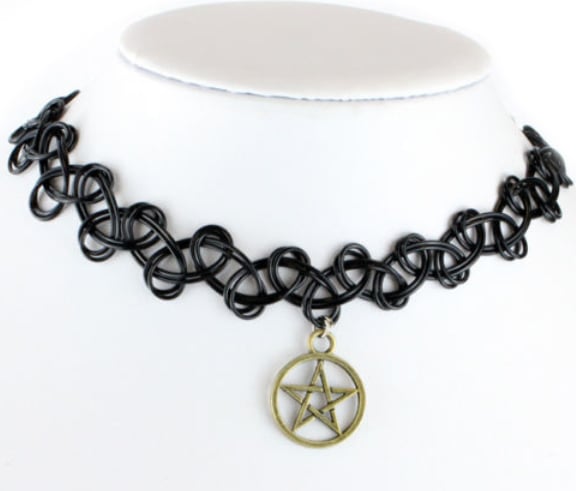 Image of 90's Pentagram Choker