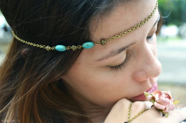 Image of  Bohemian Turquoise Headband