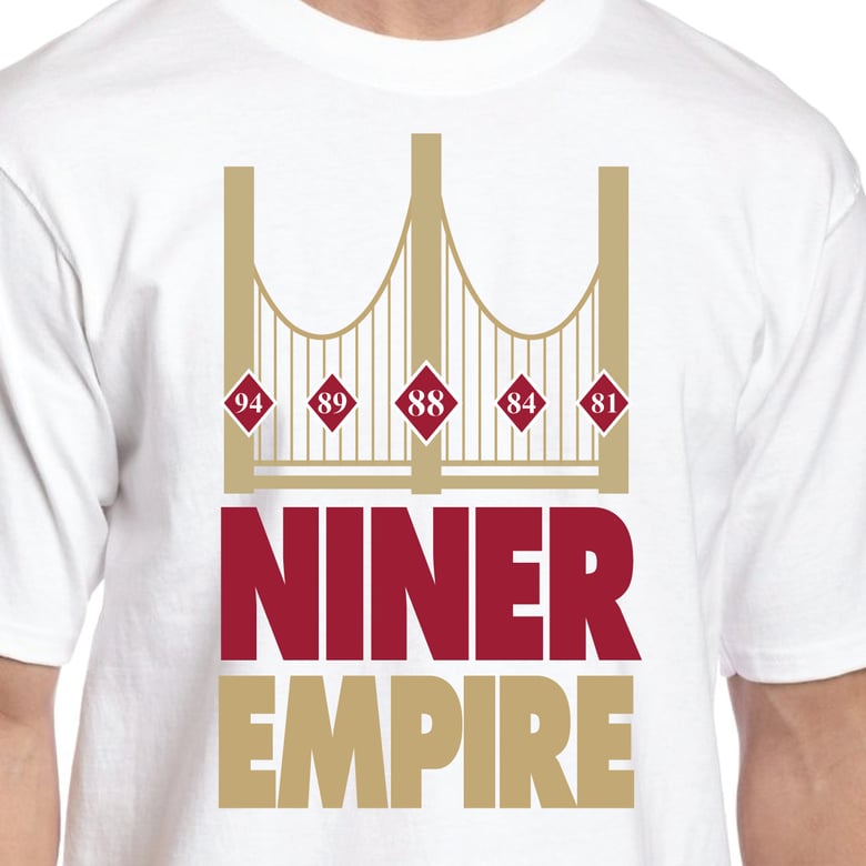 Image of Niner Empire/white tee
