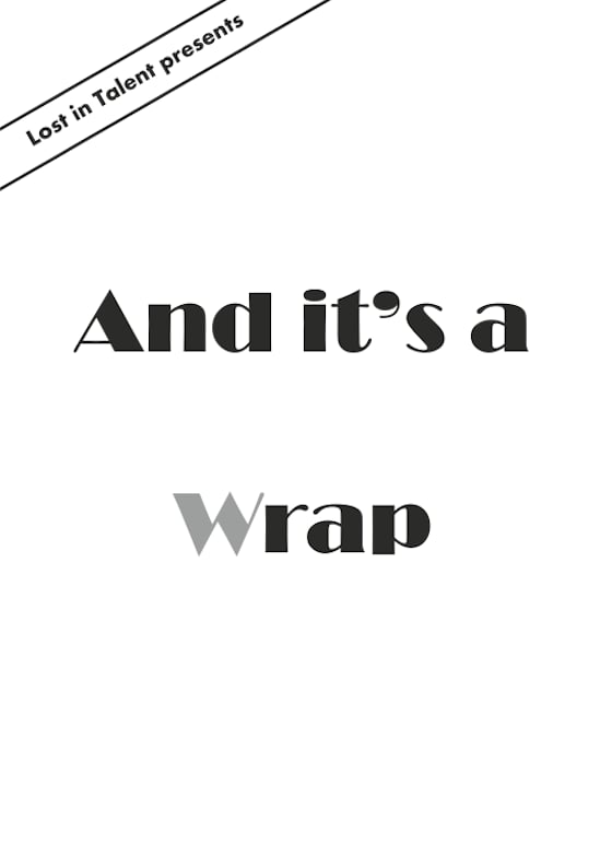 Image of The 'And It's a Wrap' Zine