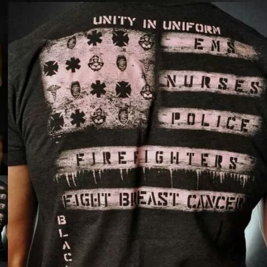 Image of 5th Alarm Breast Cancer Awareness T-Shirts