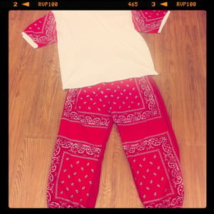 Image of Bandana Shirt (No Pocket)/Jogger set