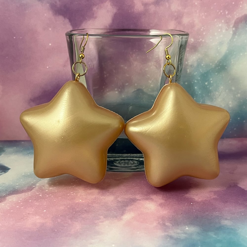 Image of Ball Pit Star Kandi Earrings