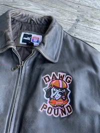 Image 3 of Vintage Cleveland Browns Leather Jacket XL