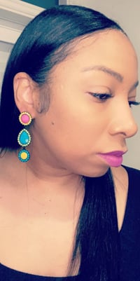 Image 2 of Wild Flower earrings 