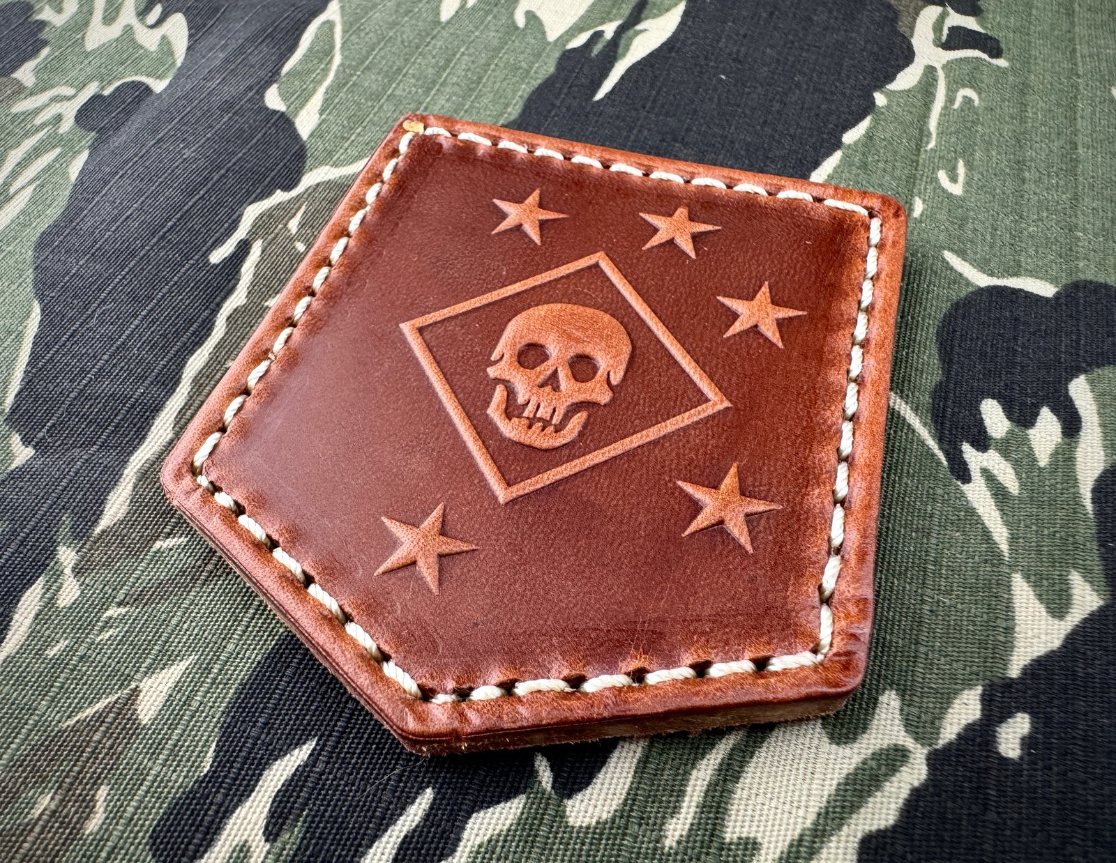 Zane’s Handmade Leather Raider Patch