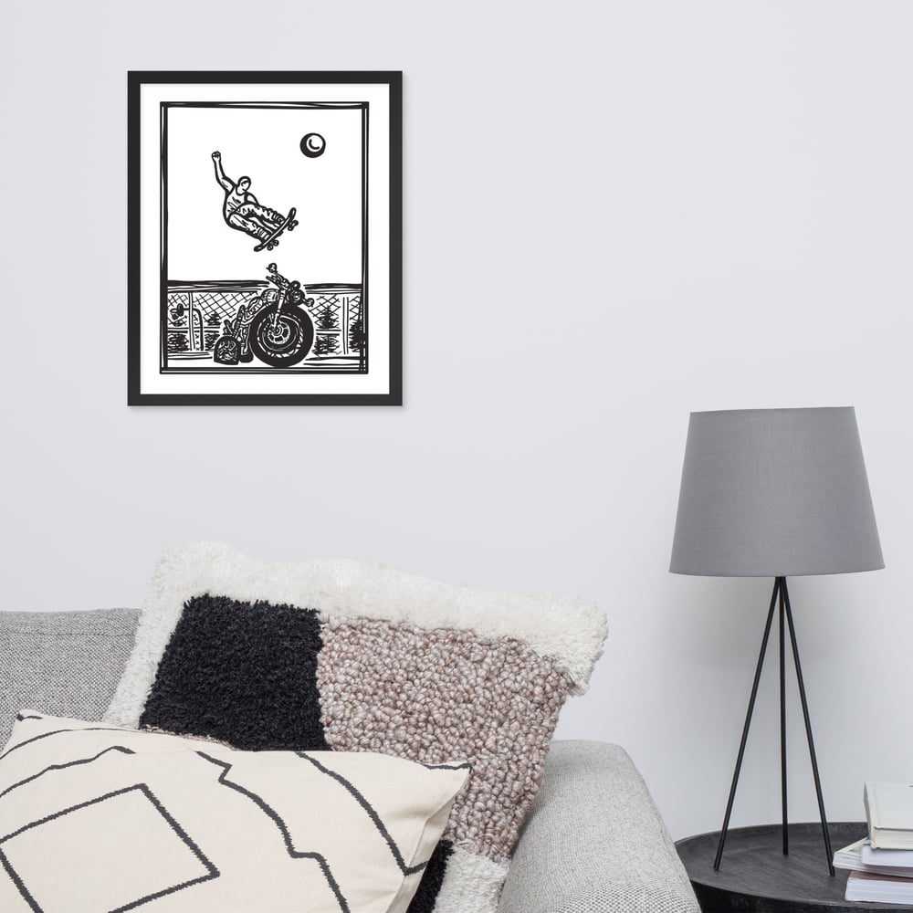 Sweet Len Skate Print - Framed