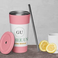 Image 3 of Insulated Geechee tumbler with a straw