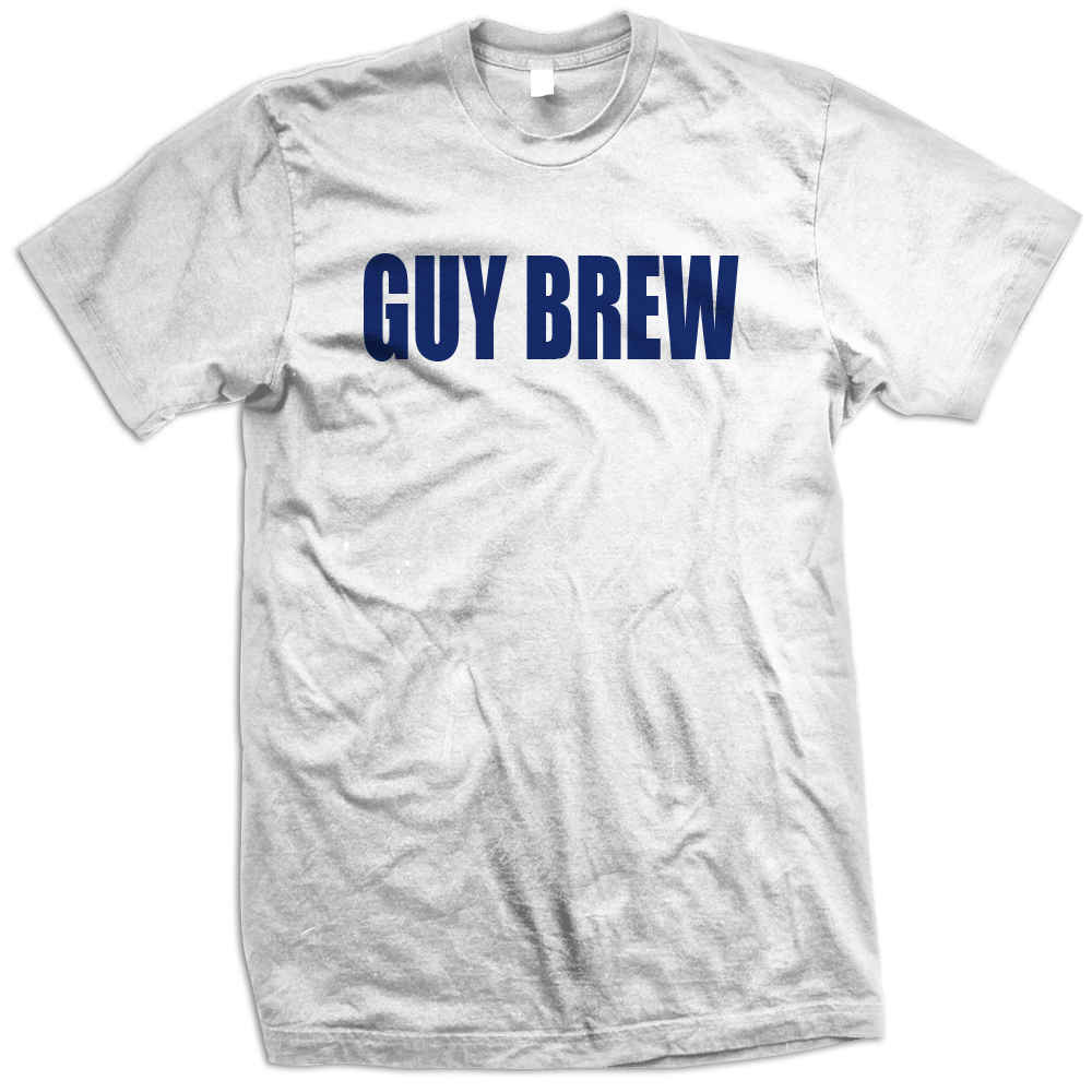 Image of "GUY BREW" T-Shirt (White)