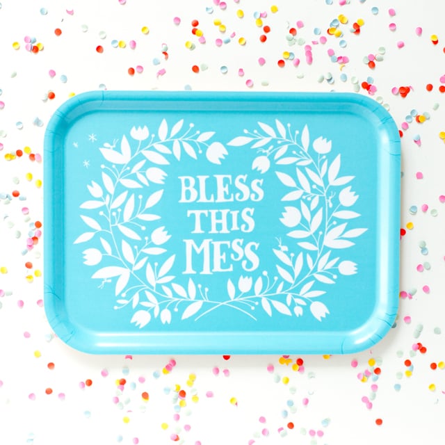 Image of "Bless this mess" breakfast tray