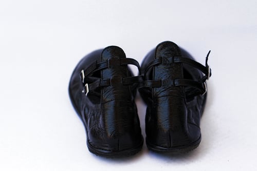 Image of Ballet flats - Two ankle straps