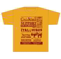 SUPPORT LOCAL REGGAE PART 2 FLYER SHIRT