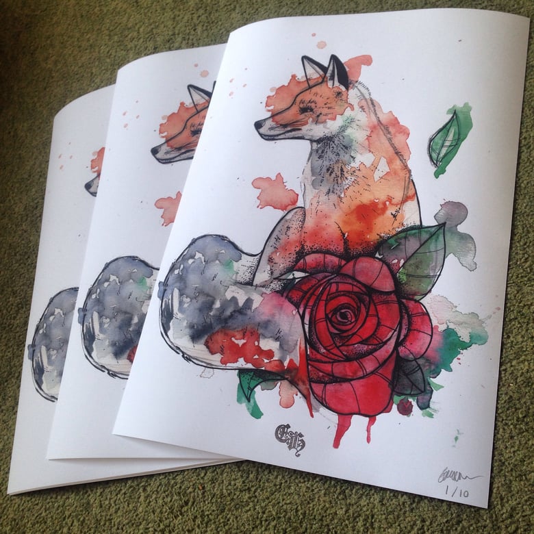 Image of 'Fox & rose'