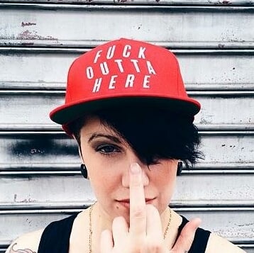 Image of FUCK OUTTA HERE (RED/WHITE)