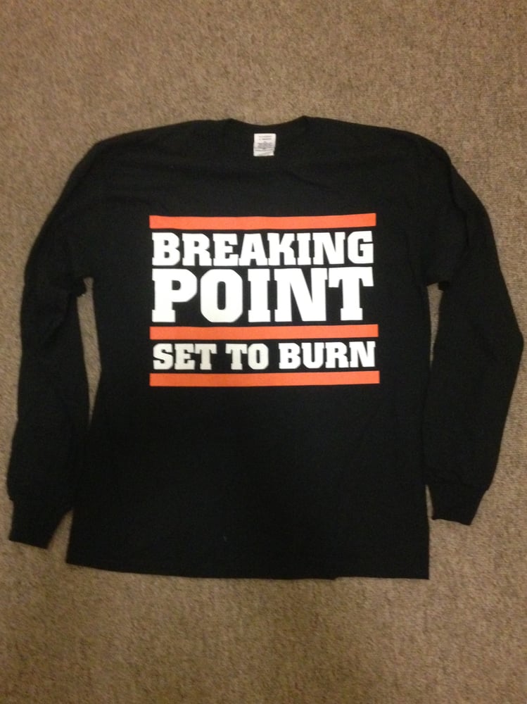 Image of SET TO BURN LONGSLEEVE - SMALL ONLY
