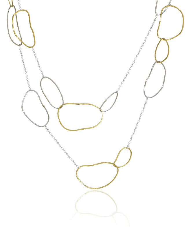 Image of Long Pebbles Necklace