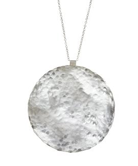 Hand newest hammered 14k fill Heart Necklace by Majorie Victor