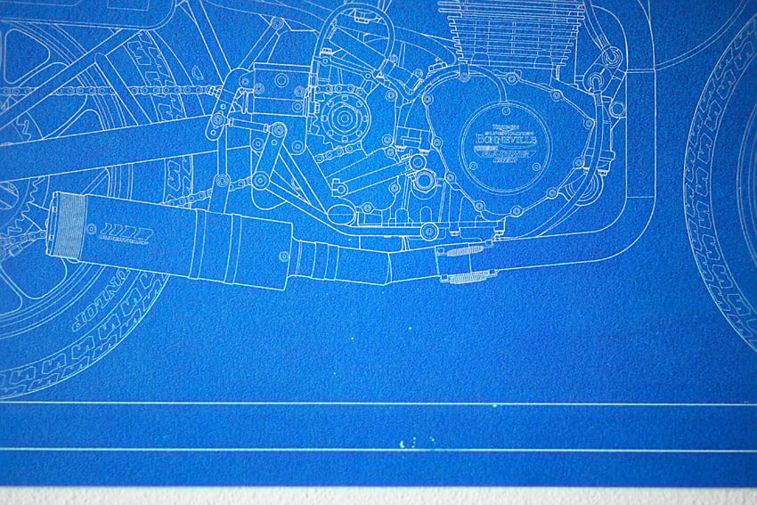 Image of 2014 Bonneville Performance Triumph blueprint