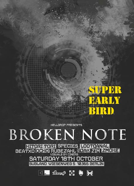 Image of Broken Note super early bird discount