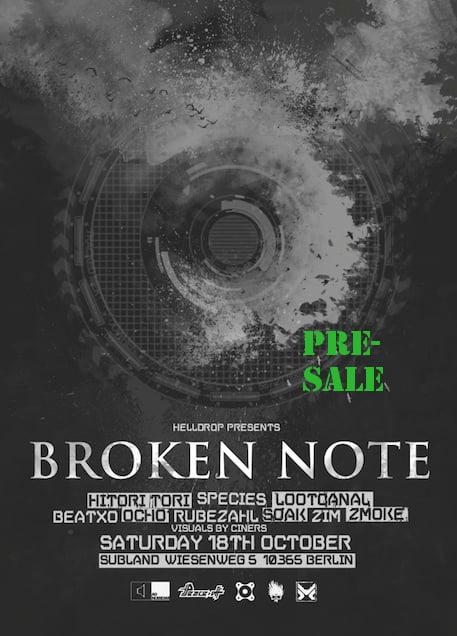 Image of Broken Note Pre-Sale / Vorverkauf