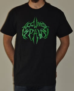 Image of ACCURSED SPAWN "Mean Green" Logo Shirt