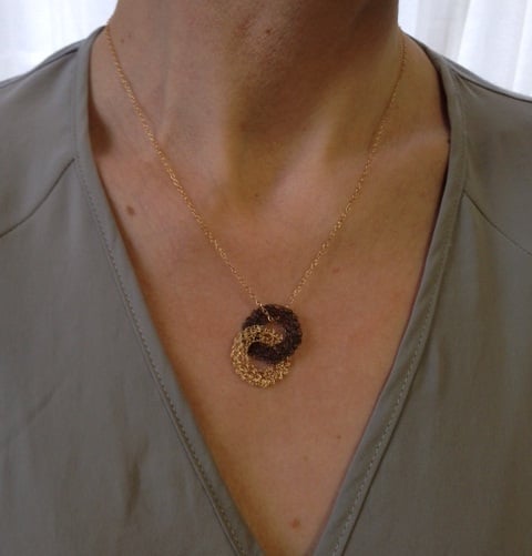 Image of Small puzzle necklace