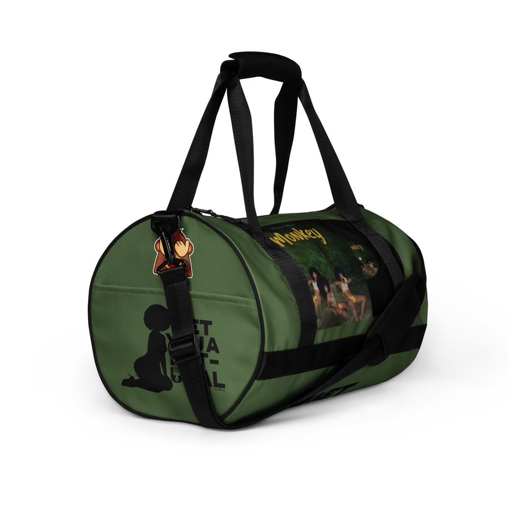 Image of Monkey All-over print gym bag