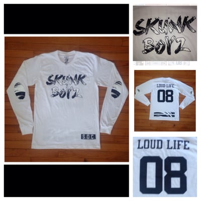 Image of Skunk Boyz Hockey tee (White)