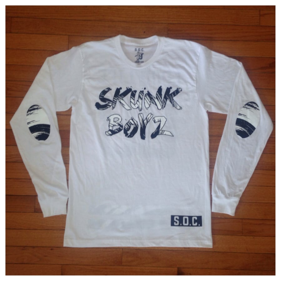 Image of Skunk Boyz Hockey tee (White)