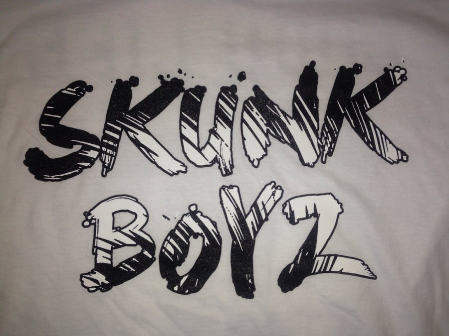 Image of Skunk Boyz Hockey tee (White)