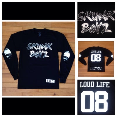 Image of Skunk Boyz Hockey tee (black)