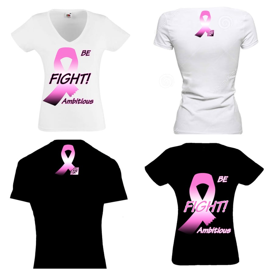 Image of Breast Cancer Awareness Month V-Neck's