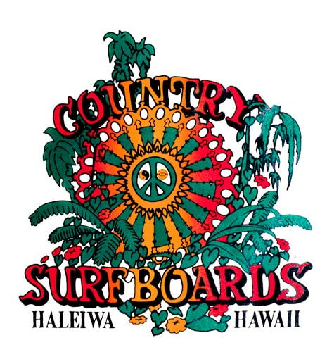 Image of Country Surfboards Sticker