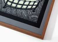 Image 4 of Sleeping With The TV On - GLOW IN THE DARK SCREENPRINT