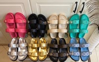 Image 5 of Lou double strap sandals