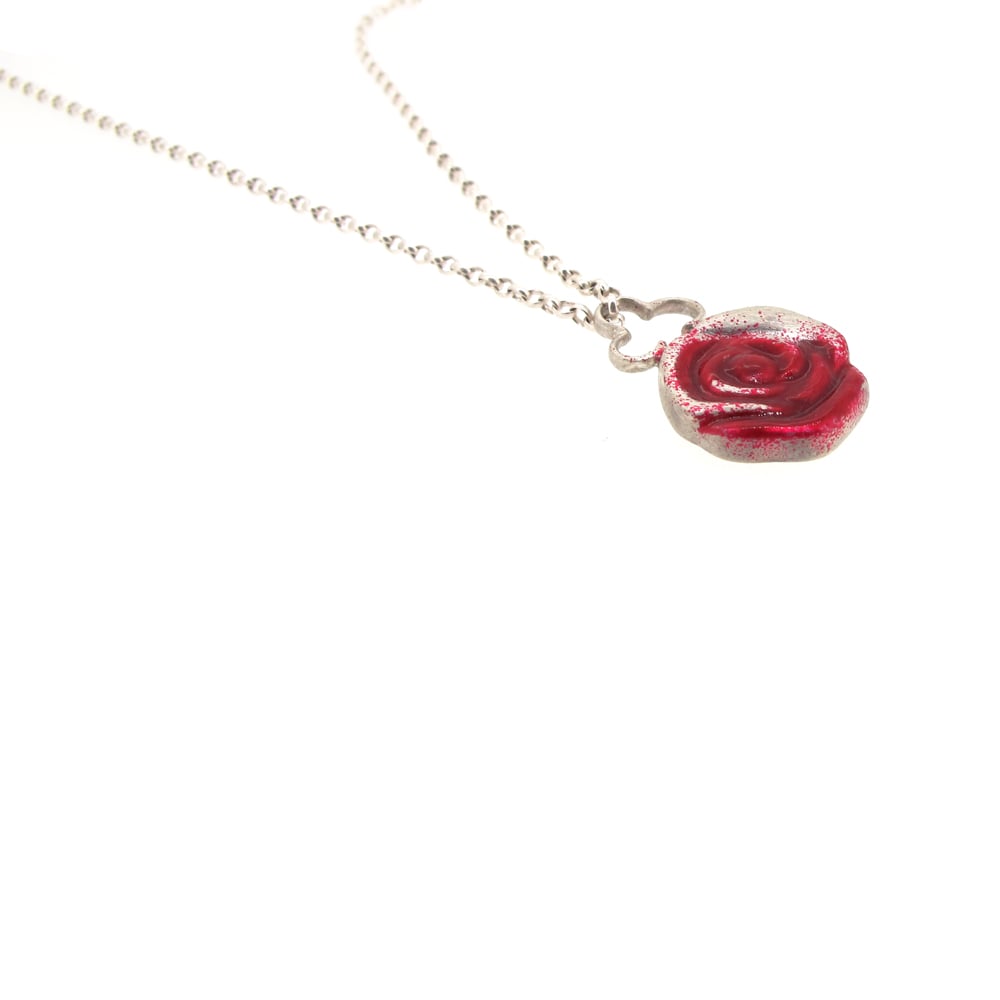 Image of {NEW} Wonderland Painting the roses red pendant 