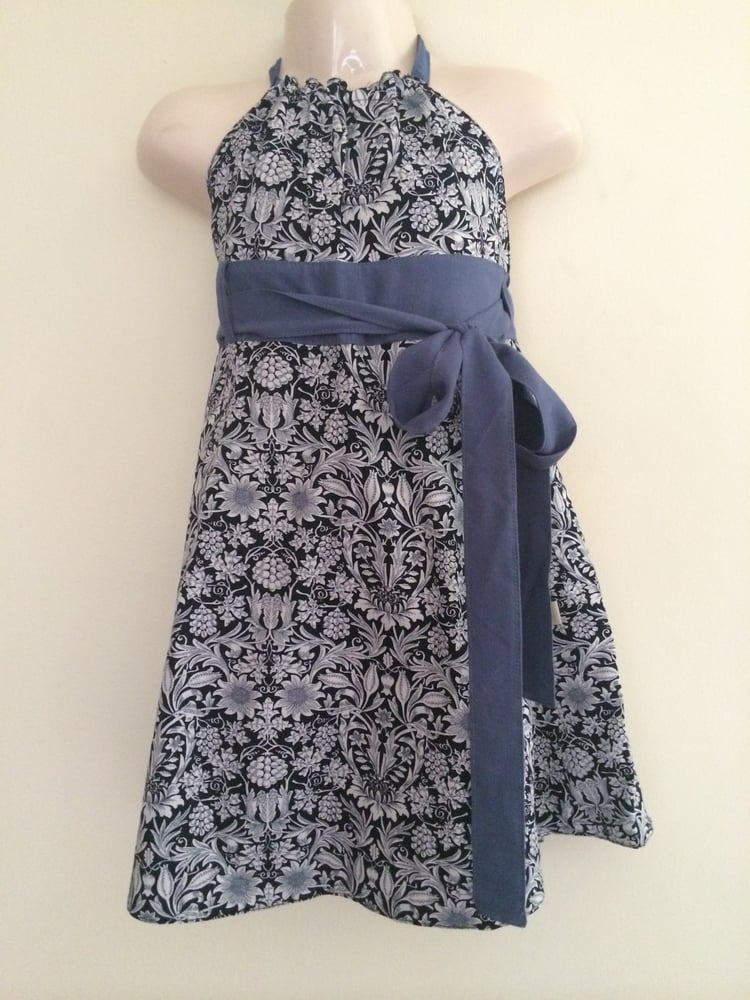 Image of Blue and Maroon Reversible Dress