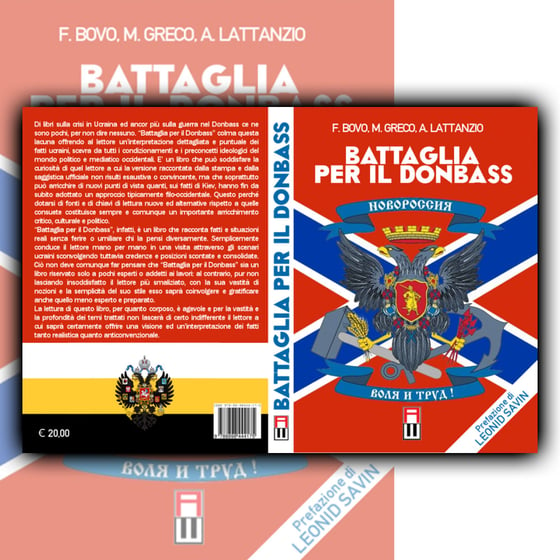 Image of "BATTAGLIA PER IL DONBASS" Book (ITA)