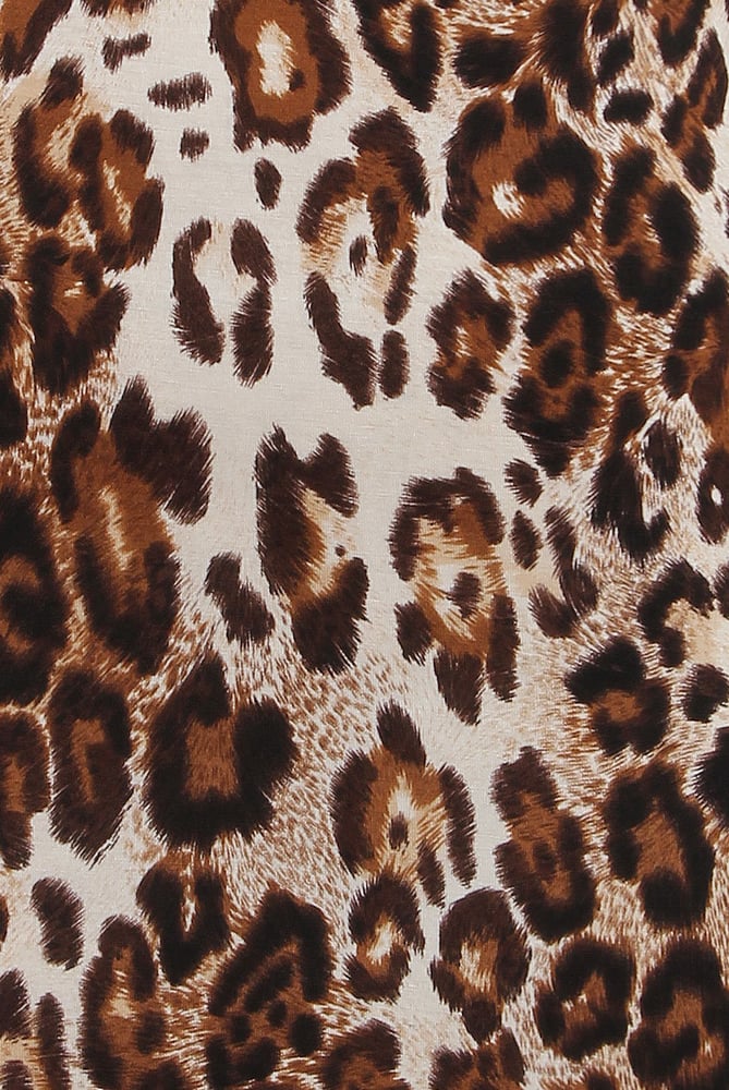 Image of Leah Leopard Midi Bodycon