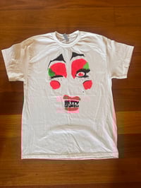 Image 1 of Grumble Face on White T Shirt (large) 
