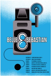 Image 1 of Belle & Sebastian 2014 Tour Poster 