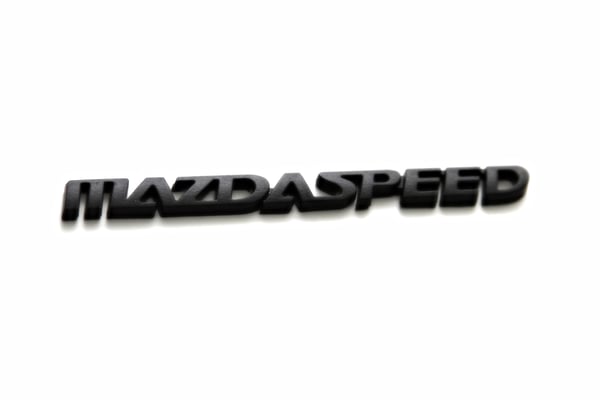 Image of Mazda 3, 6, Miata MAZDASPEED JDM BLACKOUT Emblem
