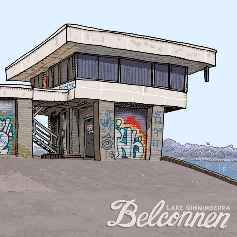 Lake Ginninderra, Belconnen, Digital Print Image 2