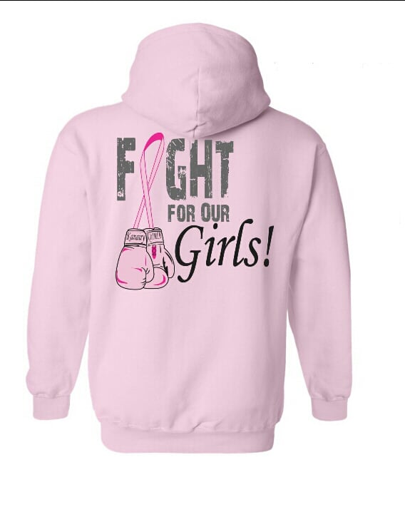 breast cancer awareness zip up hoodies