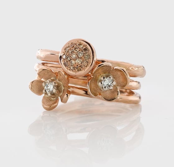 Beeld van Stacking ring rose gold