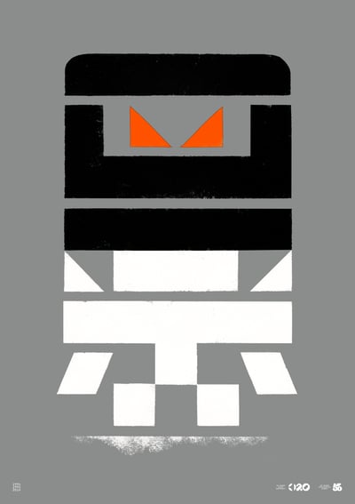 Image of Büro Destruct - Tribler Robot (Poster)