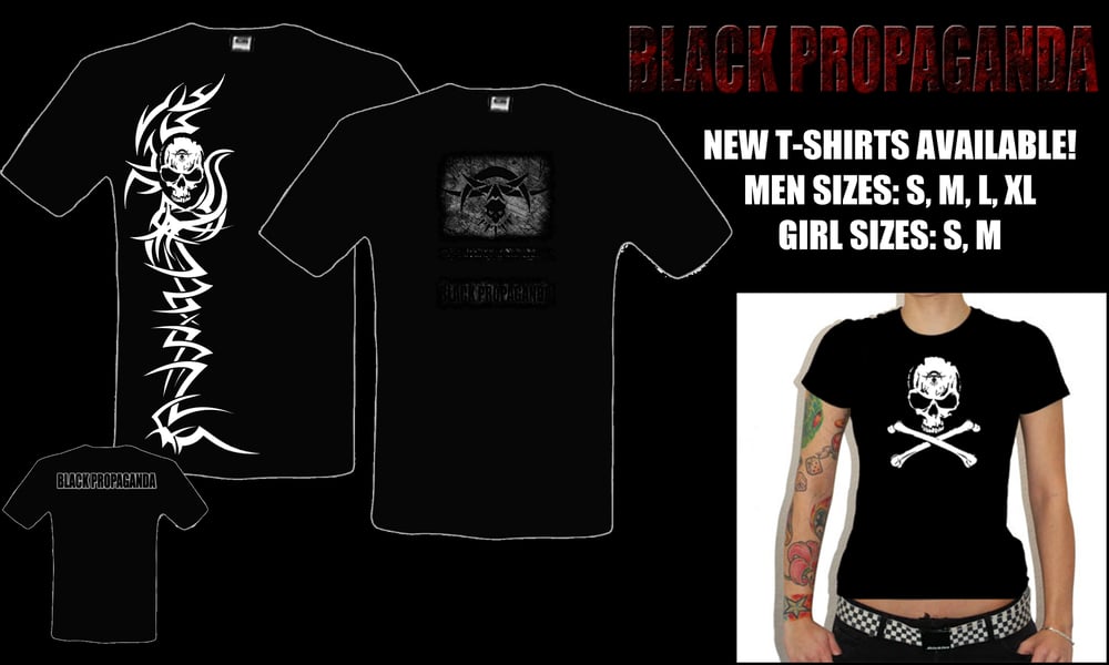 Image of "Skull", "Symbol" & "Girl" T-Shirt